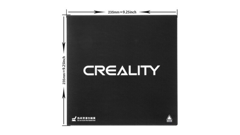 Placă de sticlă din carbon 3D Creality 235 x 235 mm - imagine 5