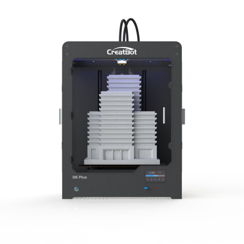 CreatBot DE Plus, extruder dual, 400x300x520 mm, filament 1.75 mm - imagine 3