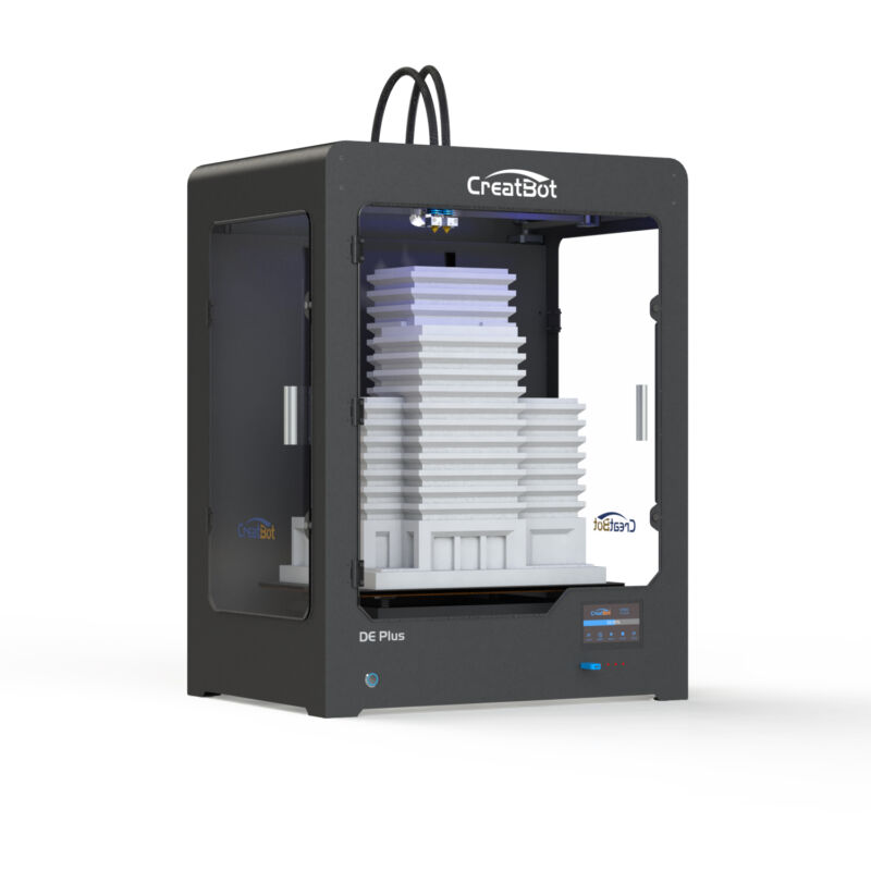 CreatBot DE Plus, extruder dual, 400x300x520 mm, filament 1.75 mm - imagine 5