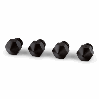 Duză întărită de dimensiuni mixte MK8 - 4 buc (0,20 mm / 0,40 mm / 0,60 mm / 0,80 mm)