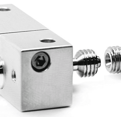 Micro Swiss All Metal Hotend cu bloc SLOTTED pentru Wanhao i3 0.4mm