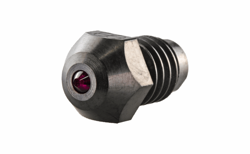 Duză de rubin din oțel întărit Phaetus V2 0,4 mm - 1,75 mm - 1 buc - imagine 3