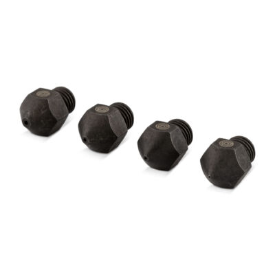 PrimaCreator CR-10S Pro Duză de dimensiuni mixte întărite - 4 buc (0,20 mm / 0,40 mm / 0,60 mm / 0,80 mm)