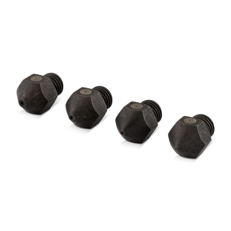 PrimaCreator CR-10S Pro Duză de dimensiuni mixte întărite - 4 buc (0,20 mm / 0,40 mm / 0,60 mm / 0,80 mm)