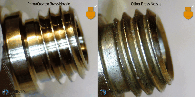 Duza din alamă PrimaCreator MK8 0,8 mm - 1 buc - imagine 3