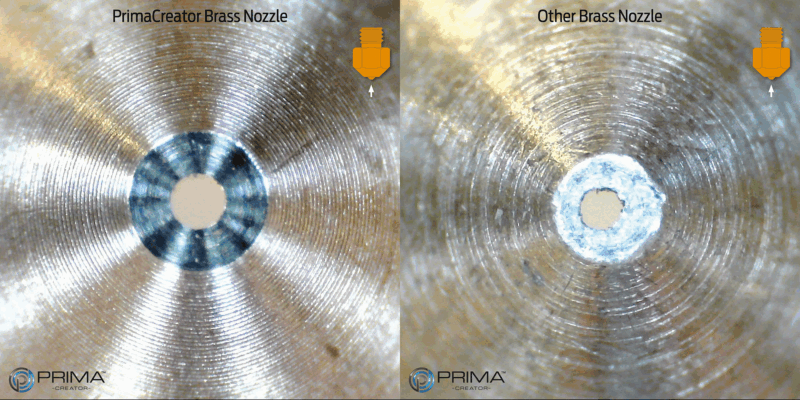 Duza din alamă PrimaCreator MK8 0,8 mm - 1 buc - imagine 4