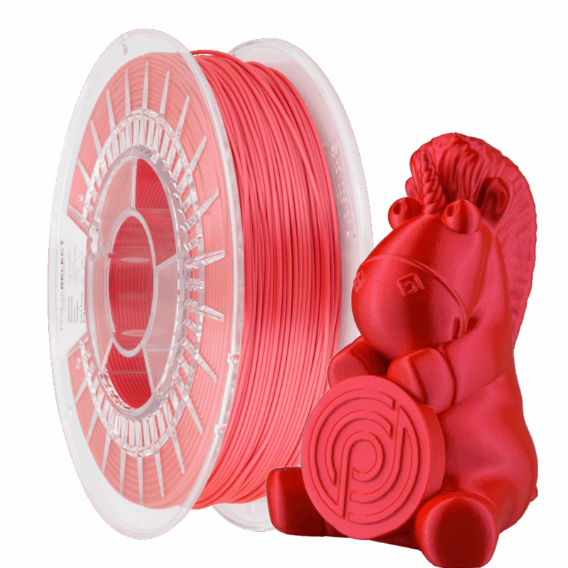 PrimaSelect PLA Glossy - 1,75mm - 750 g - Bețișor roșu - imagine 4