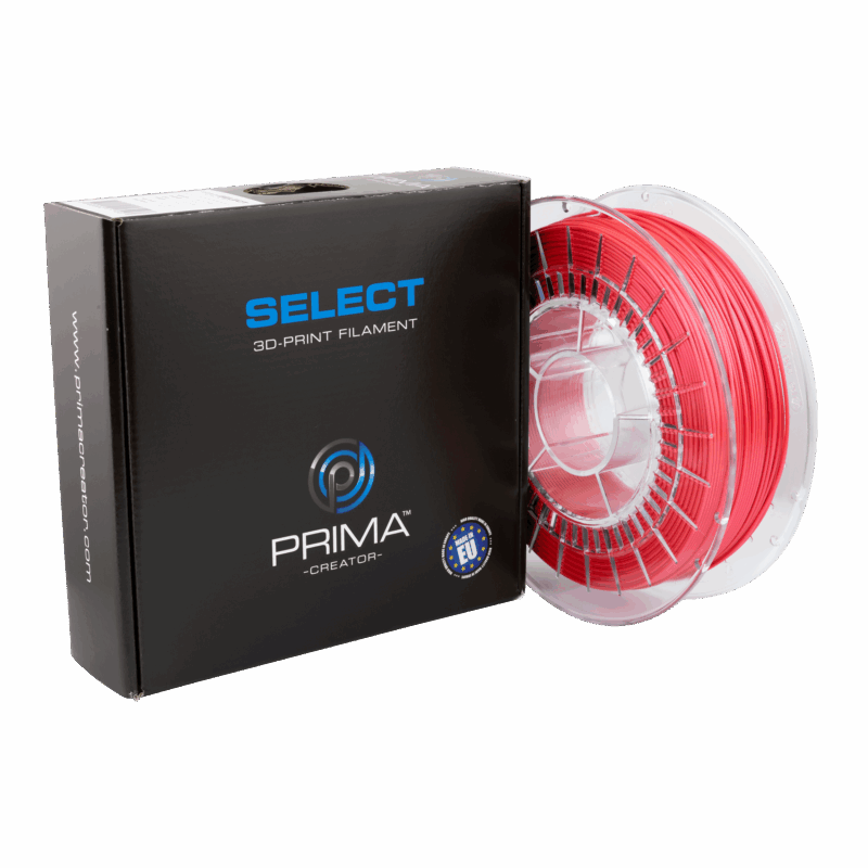 PrimaSelect PLA Glossy - 1,75mm - 750 g - Bețișor roșu - imagine 5