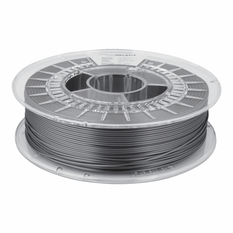 PrimaSelect PLA Glossy - 1,75mm - 750 g - Gri industrial