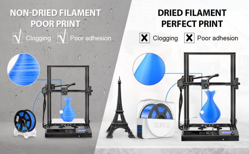 Cleme 3D Creality pentru placă din fibră de sticlă - 15 mm - pachet de 4 - imagine 13