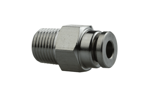 Stainless Steel Bowden Tube Push Fitting PC4 01 25521