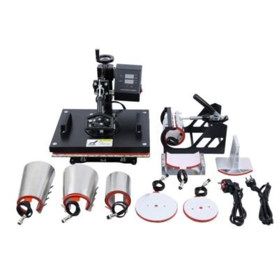 Presa termica personalizari 8in1, 4 modele de cani, farfurii, sepci, textile, VEVOR