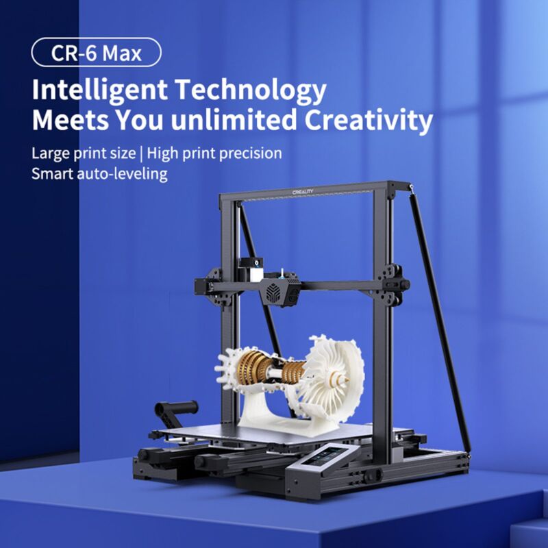 Creality CR-6 MAX 400x400x400mm - imprimanta 3D cu autoleveling, detectie filament, silentioasa - imagine 2
