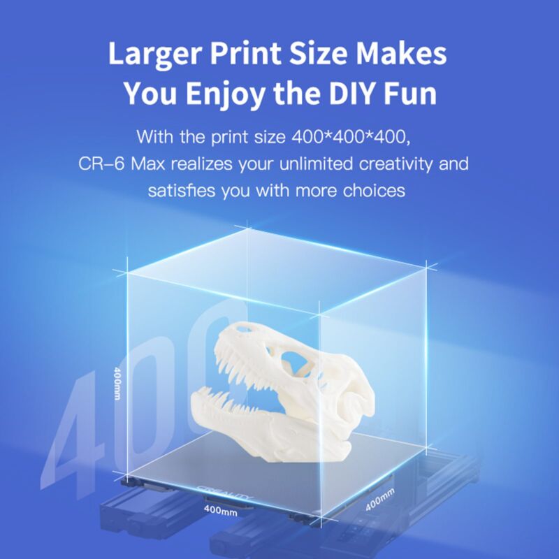 Creality CR-6 MAX 400x400x400mm - imprimanta 3D cu autoleveling, detectie filament, silentioasa - imagine 4