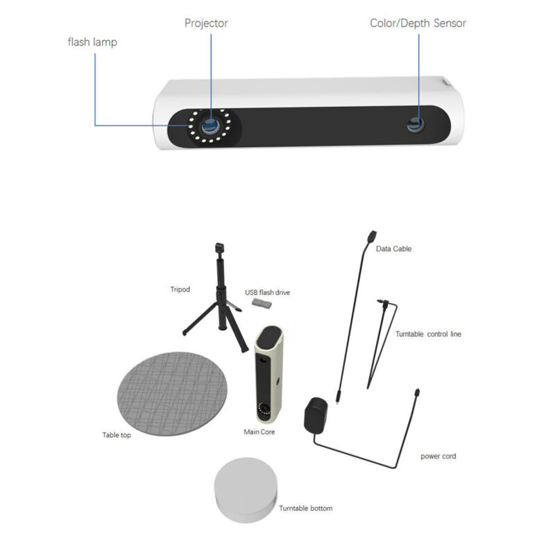 Scanner 3D Creality CR-SCAN 01, model 2021, software inclus - imagine 5