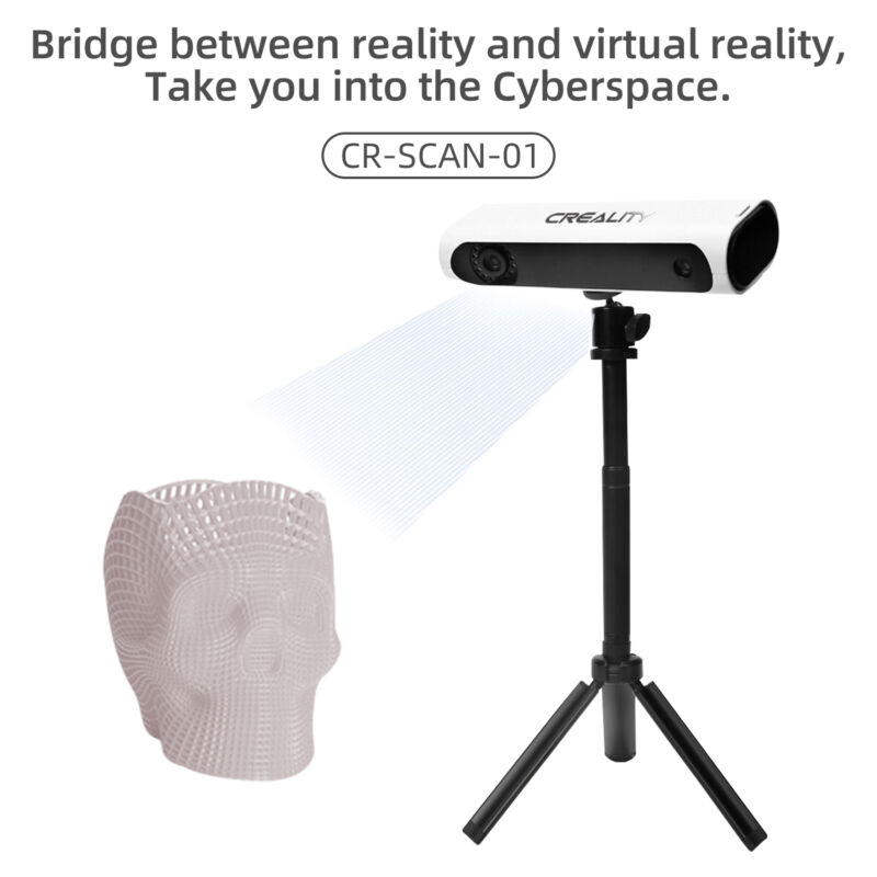 Scanner 3D Creality CR-SCAN 01, model 2021, software inclus - imagine 2