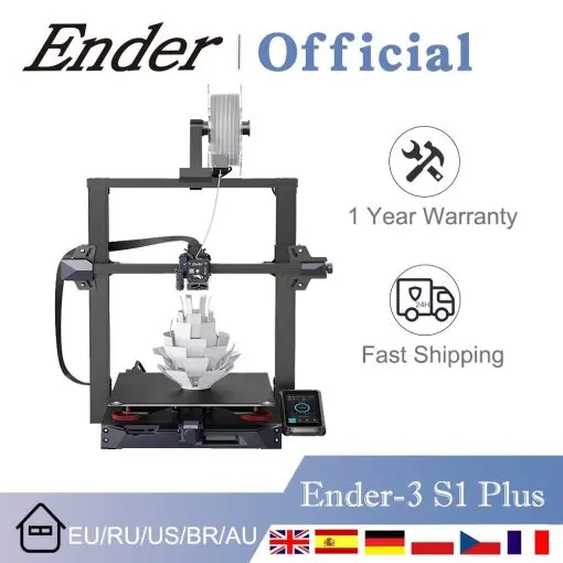 Creality Ender 3 S1 Plus 3D Printer With CR Touch Auto Leveling Dual Z axis 32