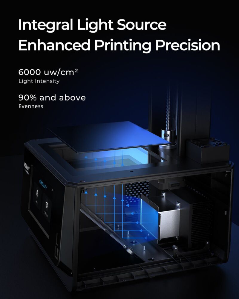 Imprimanta 3D cu rasini - Creality Halot- One Pro CL-70 - imagine 3
