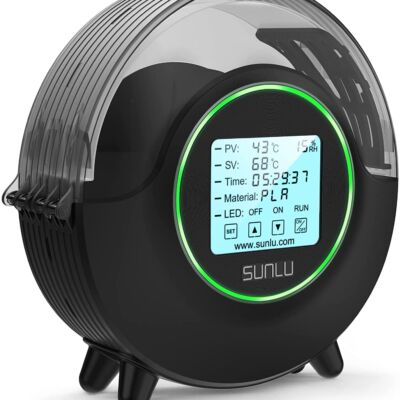 Uscator filament 3D Sunlu Filadryer S2, 70 grade, touchscreen, setari automate