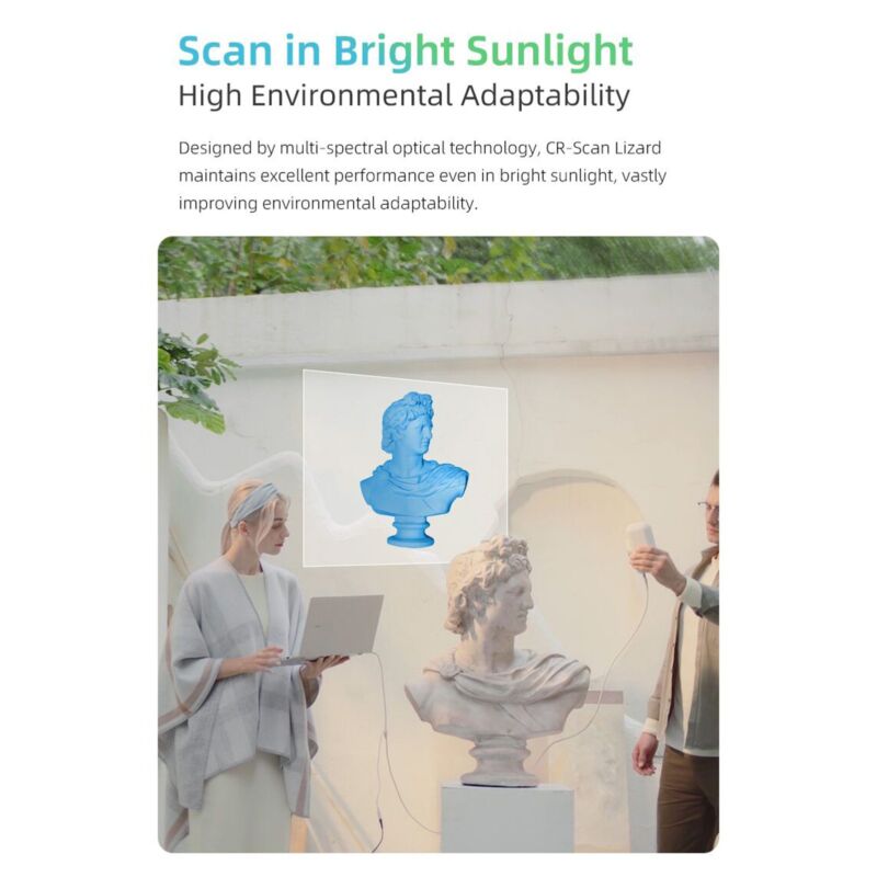Creality CR-Scan Lizard, Premium Edition - scanner 3D, model 2022 - imagine 4