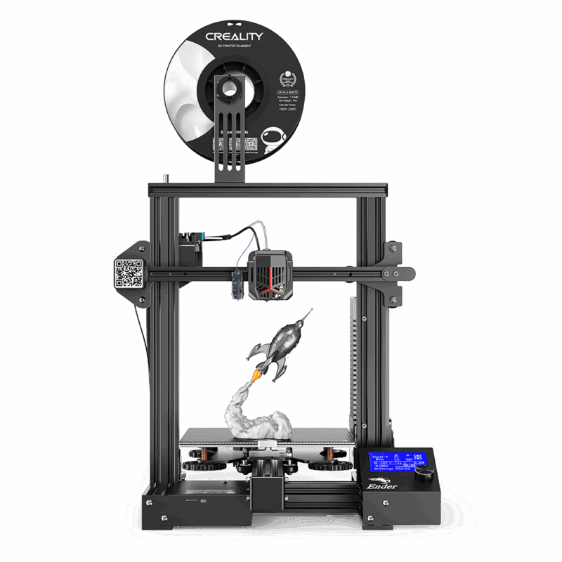 Imprimanta 3D Creality Ender 3 Neo, 220x220x250 mm, nivelare automata, model 2022 - imagine 4