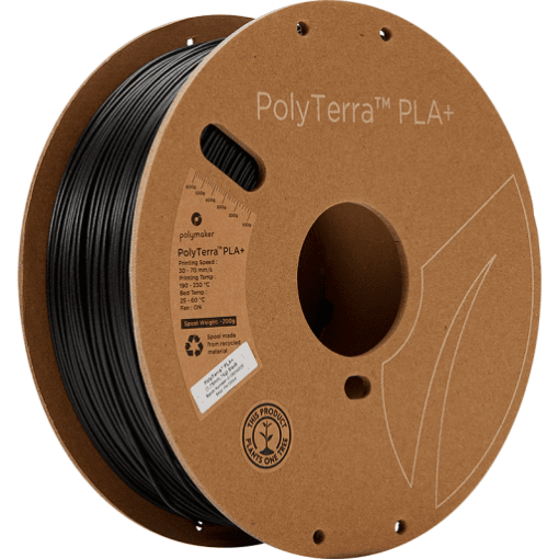 23947 .512x512 49 1 Polymaker PolyTerra PLA+ Black