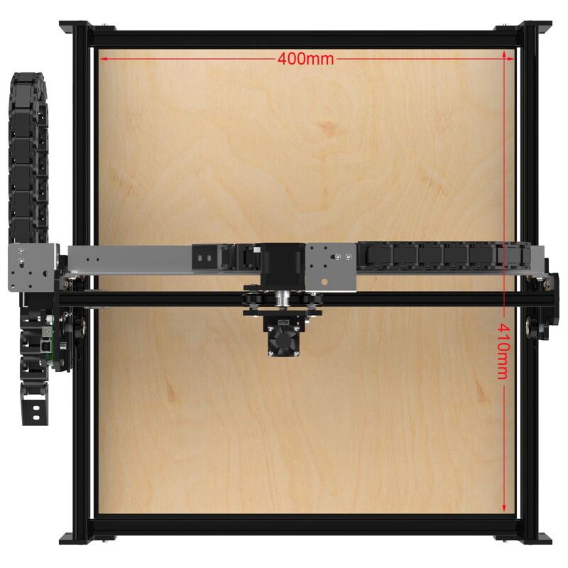 NEJE 3 PRO gravator laser 410x400 mm, control wireless, dioda E30130 5.5W putere reala - imagine 2