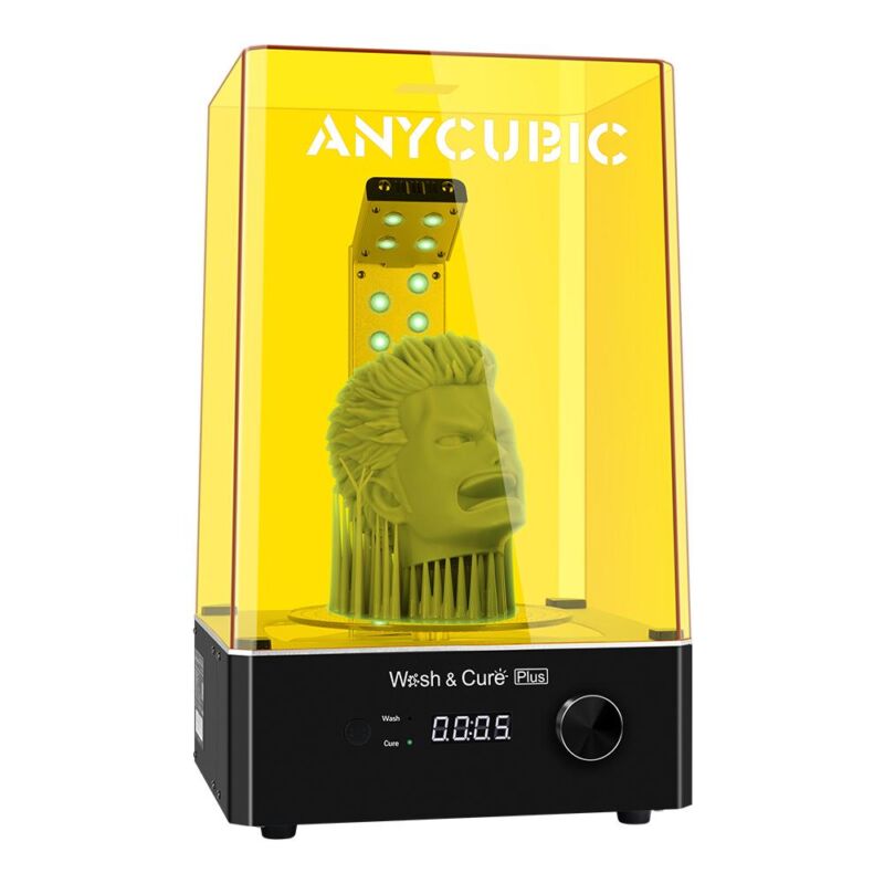 Anycubic Wash Cure Plus, statie de expunere/spalare rasini 190x245 mm - imagine 2