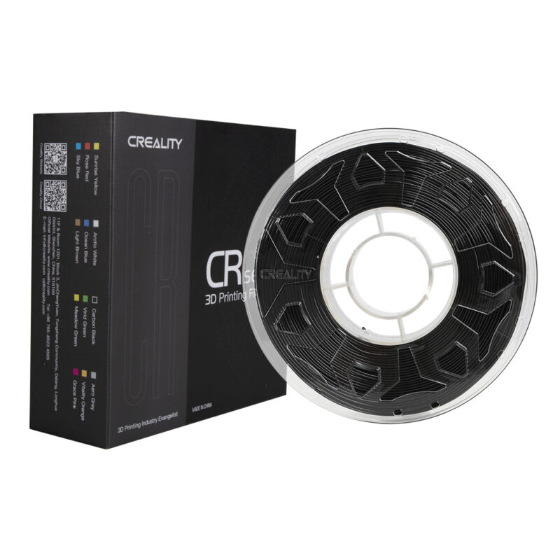 Creality CR-PLA Filament - Black - Negru - 1.75mm - 1.3kg