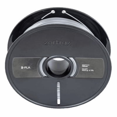 Zortrax Z-PLA filament - 1,75mm - 800g - Silver