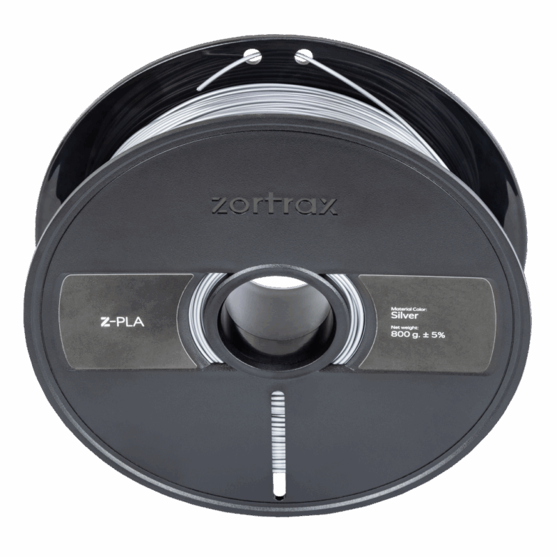 Zortrax Z-PLA filament - 1,75mm - 800g - Silver