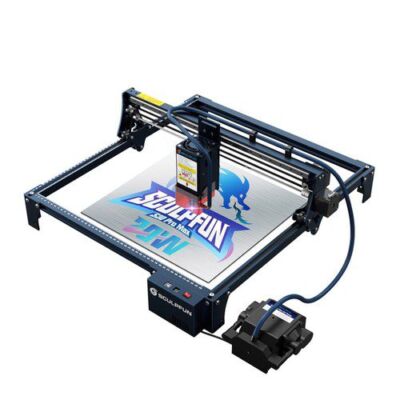 SCULPFUN S30 Pro Max 20W Laser Engraver Cutter, Air-assist automat, 0.08 * 0.1mm Laser Focus, 32-bit Motherboard, Lentile înlocuibile, Dimensiuni de gravură 410 * 400mm, extensibil la 935 * 905mm