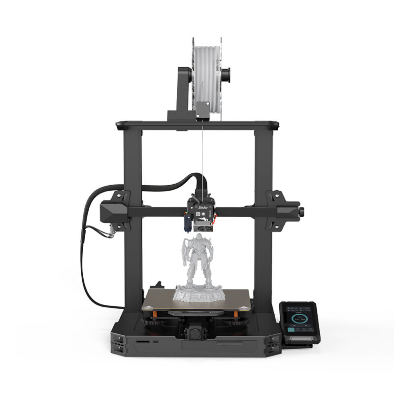 Creality Ender 3 S1 Pro, 220x220x270 mm, extruder direct-drive dual gear, nivelare automata, modul laser optional - imagine 2