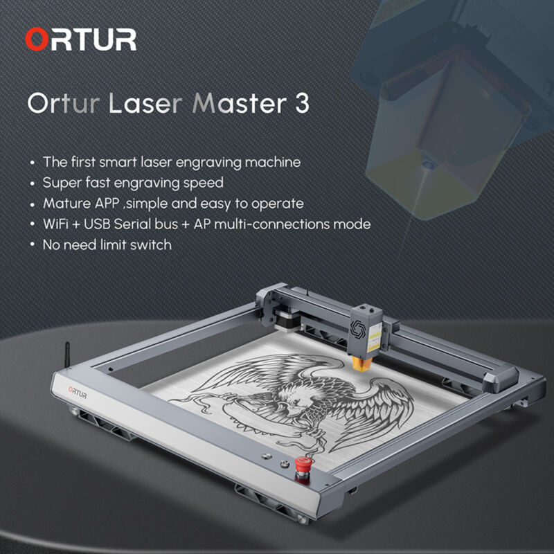 Ortur Laser Master 3 - Laser Engraving & Cutting Machine - 10W - imagine 5