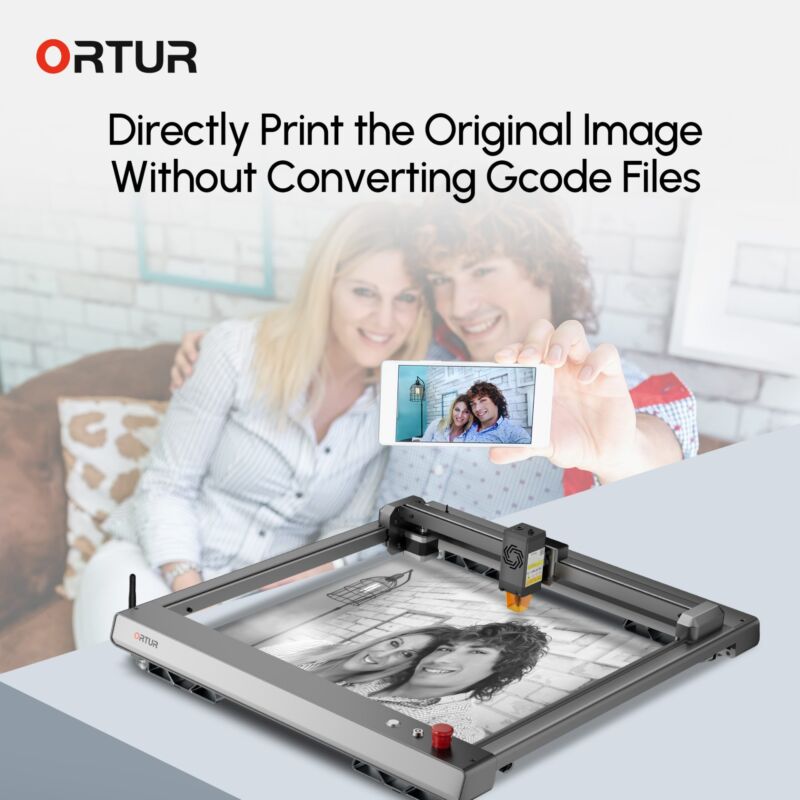 Ortur Laser Master 3 LE - Laser Engraving & Cutting Machine - 10W - imagine 4