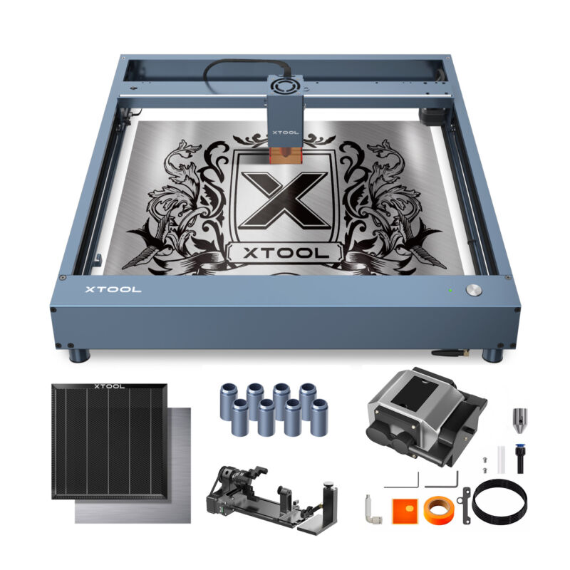 xTool D1 Pro 10W - Higher Accuracy Diode DIY Laser Engraving & Cutting Machine - imagine 5