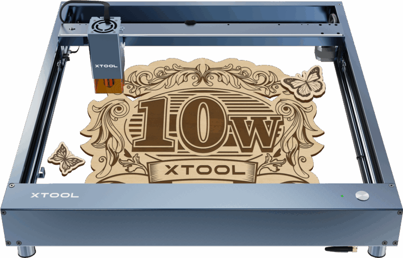 xTool D1 Pro 10W - Higher Accuracy Diode DIY Laser Engraving & Cutting Machine