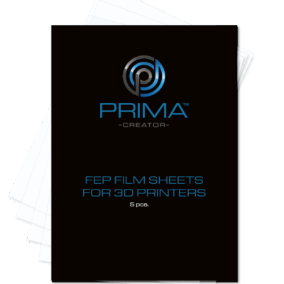 PrimaCreator FEP Film Sheets for 3D Printers - 140 x 200 mm - 5-pack