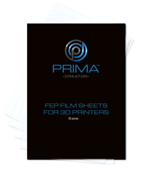 PrimaCreator FEP Film Sheets for 3D Printers 140 x 200 mm 5 pack PC FEP 140 200 5P 25952 6