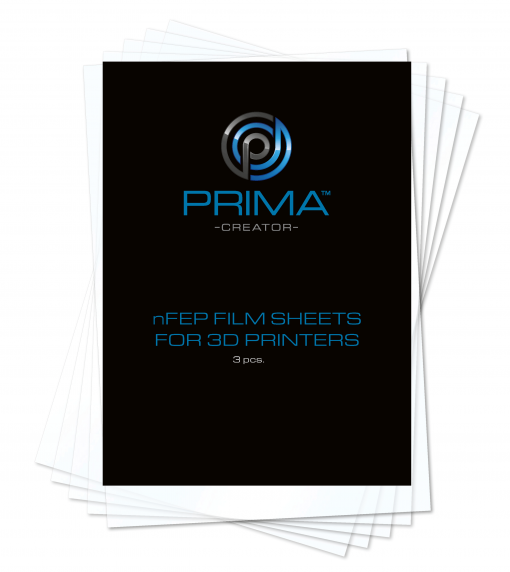 PrimaCreator nFEP Film Sheets for 3D Printers 140 x 200 mm 3 pack PC NFEP 140 200 3P 27093 2