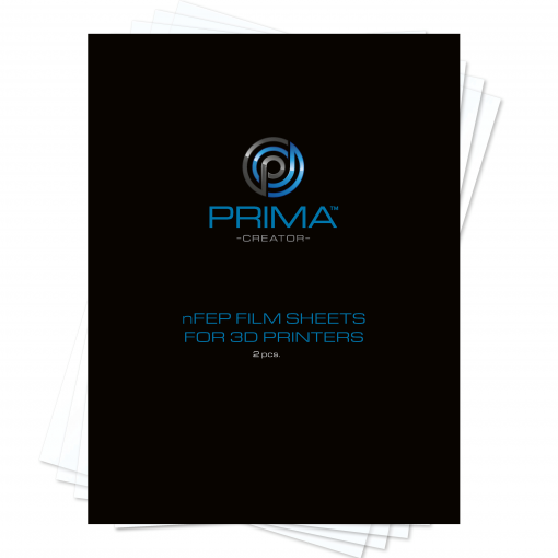 PrimaCreator nFEP Film Sheets for 3D Printers 200 x 270 mm 2 pack PC NFEP 200 270 2P 27094