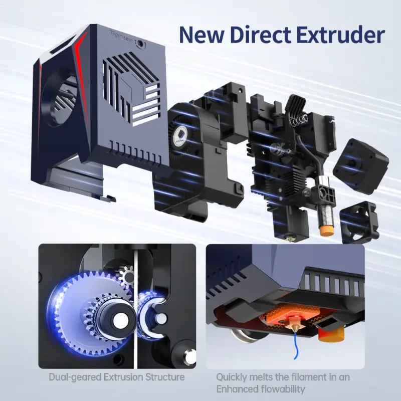 Anycubic Kobra 2 - 250x220x220 mm, extruder direct-drive, model 2023 - imagine 5