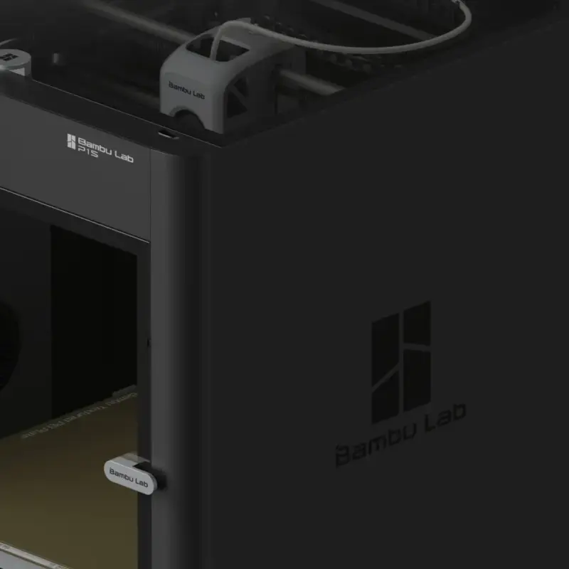 Bambu Lab P1S - 500 mm/s, incinta - ABS, ASA, Nylon CF - imagine 3