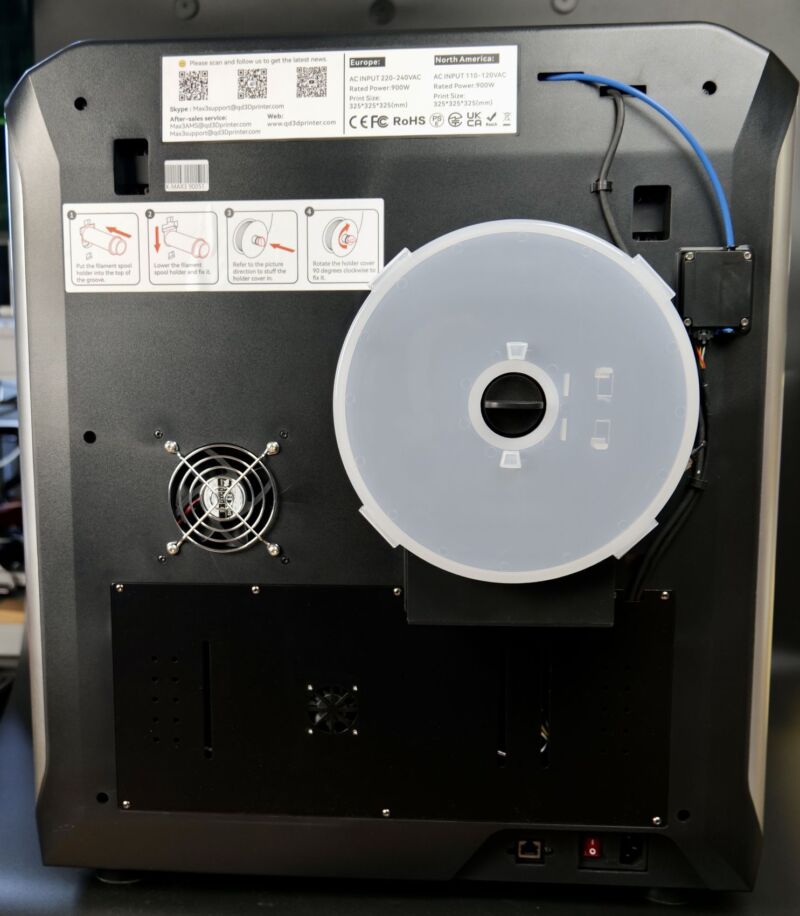 Qidi X-Max 3, 325x325x315 mm, 600 mm/s, model 2023 - imagine 5