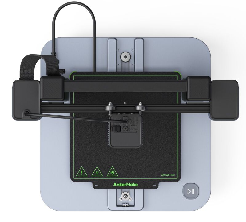 AnkerMake M5C, imprimanta 3d cu filament, 500 mm/s, conexiune wifi, aplicatie mobil - imagine 3