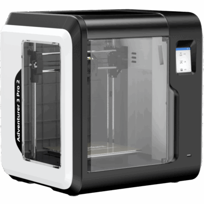 Flashforge Adventurer 3 Pro 2, imprimanta 3D fdm, 100-150 mm/s, autoleveling, suprafata PEI