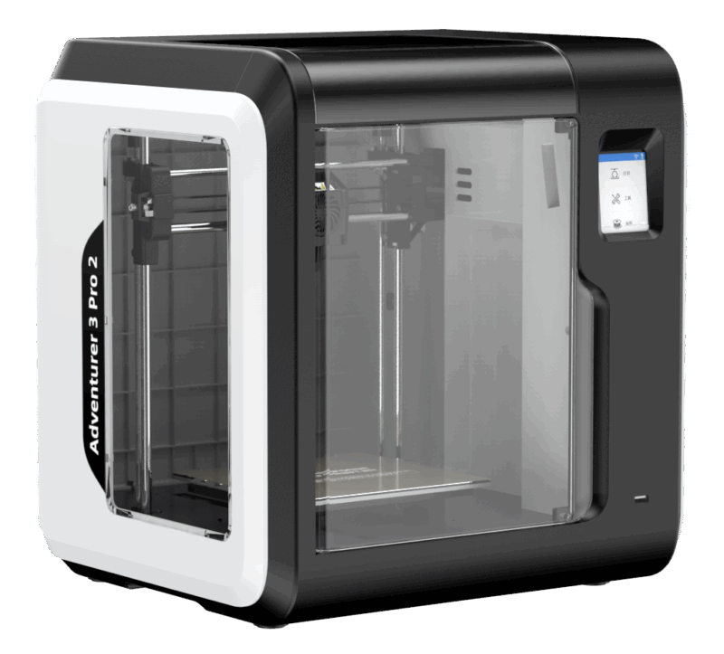 Flashforge Adventurer 3 Pro 2, imprimanta 3D fdm, 100-150 mm/s, autoleveling, suprafata PEI