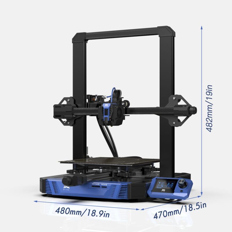 Biqu Hurakan, cea mai ieftina imprimanta 3D cu Klipper, 220x220x270mm, control wireless - imagine 2