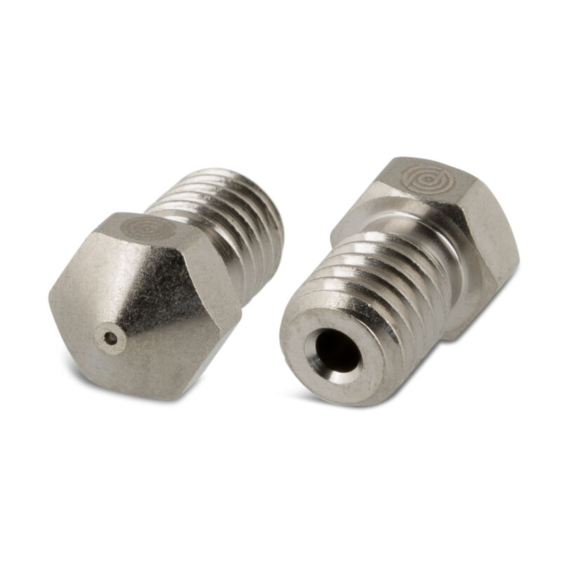 Duza Rep Rap M6 din cupru nichelat 0,6 mm - 1,75 mm - 1 buc.