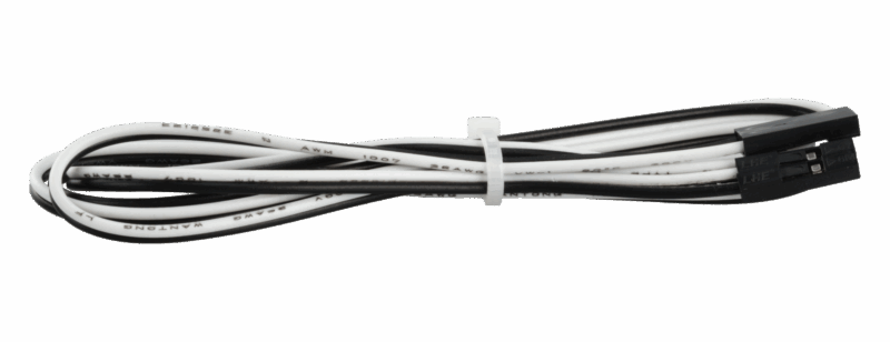 Culoare neagră și albă, lungime cablu 80cm, un capăt 2.54 DuPont feminin 2P, un capăt DuPont feminin 1Px2.